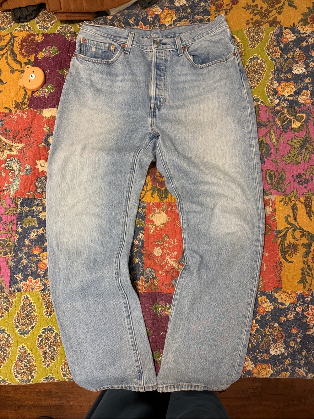 Levi’s Light Blue button fly Relaxed Fit Jeans